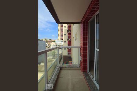 Varanda da Sala de apartamento à venda com 2 quartos, 55m² em Vila Curuçá, Santo André