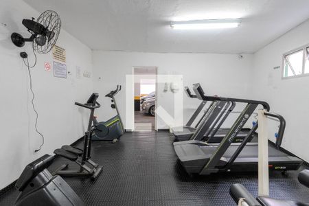 Apartamento para alugar com 30m², 1 quarto e 1 vaga Apartamento para alugar com 30m², 1 quarto e 1 vagaÁrea comum - Academia