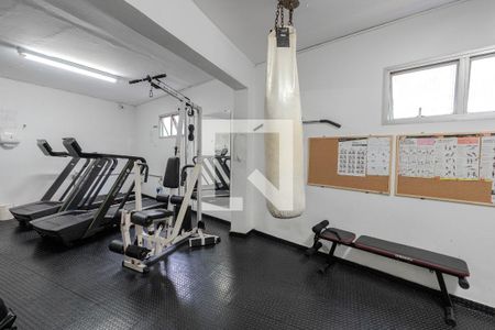 Apartamento para alugar com 30m², 1 quarto e 1 vaga Apartamento para alugar com 30m², 1 quarto e 1 vagaÁrea comum - Academia