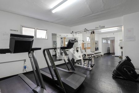 Apartamento para alugar com 30m², 1 quarto e 1 vaga Apartamento para alugar com 30m², 1 quarto e 1 vagaÁrea comum - Academia