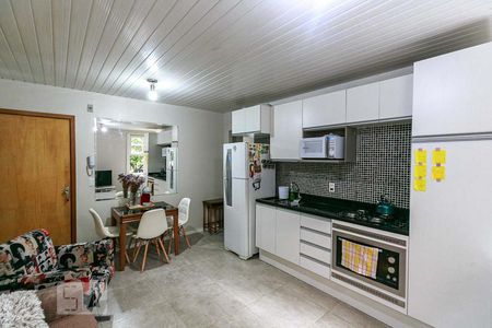 Sala/Cozinha de apartamento à venda com 2 quartos, 51m² em Centro Histórico, Porto Alegre