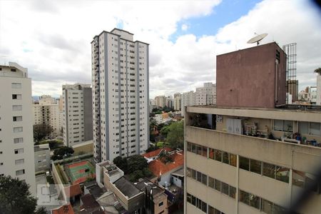 Vista da sacada da sala de apartamento para alugar com 4 quartos, 130m² em Perdizes, São Paulo