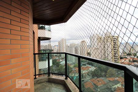 Sacada da sala de apartamento para alugar com 4 quartos, 130m² em Perdizes, São Paulo