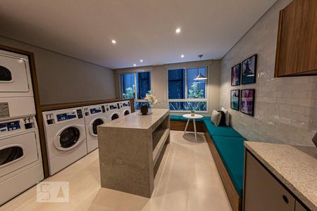Apartamento para alugar com 28m², 1 quarto e sem vagaLavanderia