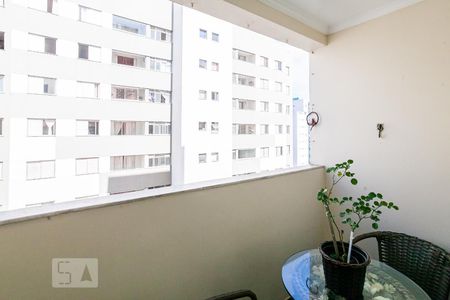 Varanda da Sala de apartamento para alugar com 3 quartos, 90m² em Vila Gilda, Santo André
