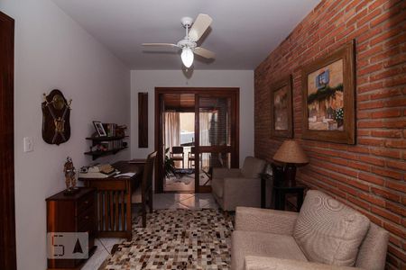 Sala de casa de condomínio à venda com 3 quartos, 183m² em Vila Nova, Porto Alegre