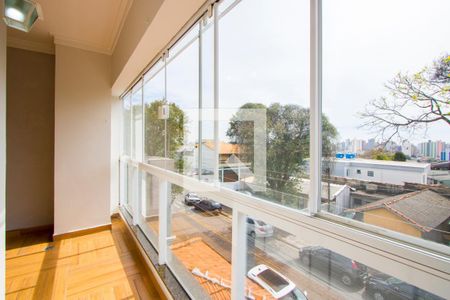 Varanda da Sala de apartamento à venda com 3 quartos, 145m² em Vila Valparaíso, Santo André