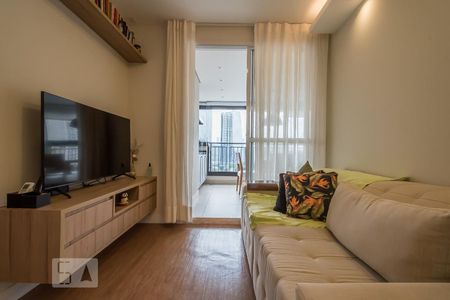 Sala de apartamento à venda com 2 quartos, 67m² em Santo Amaro, São Paulo