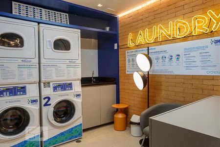 Studio para alugar com 27m², 1 quarto e sem vagaLavanderia