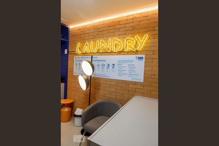 Studio para alugar com 27m², 1 quarto e sem vagaLavanderia