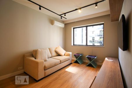 Sala de apartamento para alugar com 1 quarto, 41m² em Itaim Bibi, São Paulo