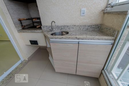 Varanda Gourmet de apartamento para alugar com 2 quartos, 63m² em Campestre, Santo André