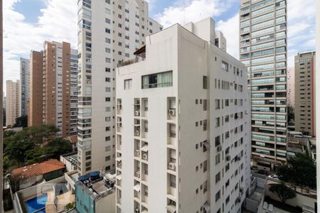 Vista de kitnet/studio para alugar com 1 quarto, 36m² em Indianópolis, São Paulo
