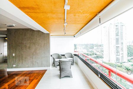 Varanda de apartamento para alugar com 3 quartos, 386m² em Campo Belo, São Paulo