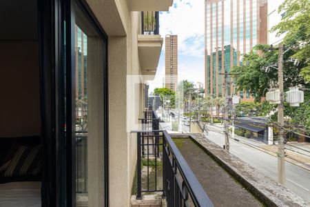 Varanda da Sala de apartamento para alugar com 1 quarto, 49m² em Itaim Bibi, São Paulo