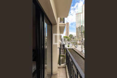Varanda da Sala de apartamento para alugar com 1 quarto, 49m² em Itaim Bibi, São Paulo