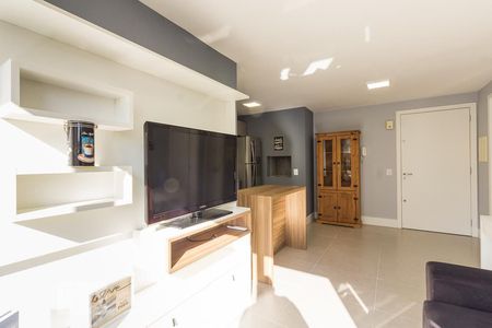 Sala de apartamento à venda com 1 quarto, 43m² em Petrópolis, Porto Alegre