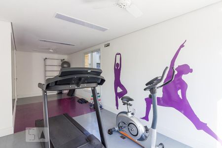 Apartamento para alugar com 43m², 1 quarto e 1 vaga Apartamento para alugar com 43m², 1 quarto e 1 vagaÁrea comum - Academia