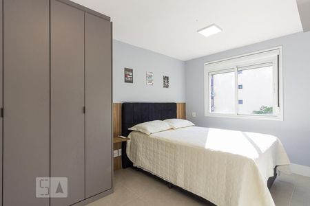 Quarto Suíte de apartamento à venda com 1 quarto, 43m² em Petrópolis, Porto Alegre