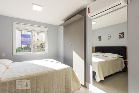 Quarto Suíte de apartamento à venda com 1 quarto, 43m² em Petrópolis, Porto Alegre