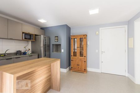 Sala de apartamento à venda com 1 quarto, 43m² em Petrópolis, Porto Alegre