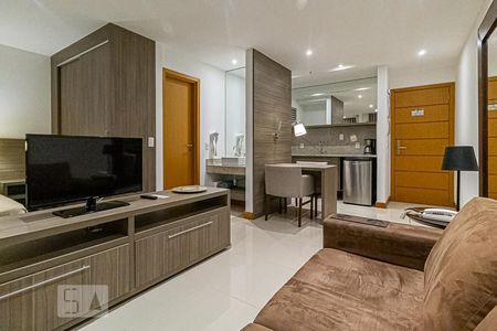 Sala/Cozinha de apartamento à venda com 1 quarto, 47m² em Camorim, Rio de Janeiro