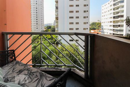 Varanda da Sala de Jantar de apartamento à venda com 4 quartos, 189m² em Indianópolis, São Paulo