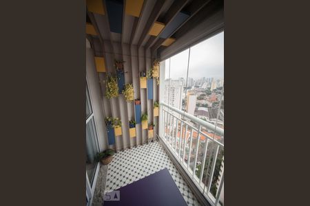 Varanda Sala de apartamento à venda com 1 quarto, 62m² em Tatuapé, São Paulo