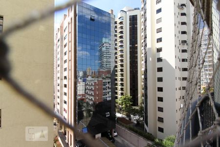 Vista da Varanda da Sala de apartamento para alugar com 1 quarto, 40m² em Vila Nova Conceição, São Paulo
