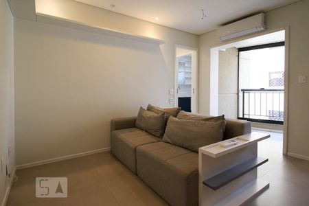 Sala de apartamento para alugar com 1 quarto, 40m² em Vila Nova Conceição, São Paulo
