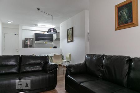 Sala de apartamento para alugar com 3 quartos, 74m² em Ponta da Praia, Santos