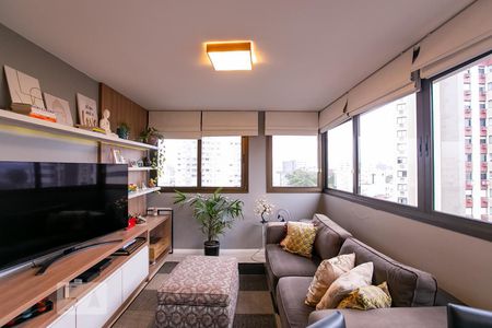 Sala/Cozinha de apartamento para alugar com 1 quarto, 54m² em Jardim Botânico, Porto Alegre