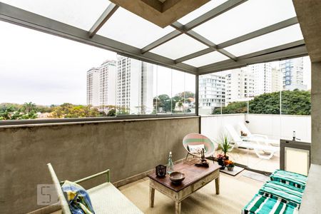 varanda de apartamento para alugar com 1 quarto, 77m² em Vila Madalena, São Paulo