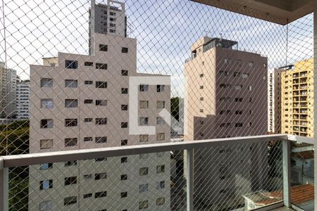 Varanda da Sala de apartamento à venda com 2 quartos, 65m² em Vila Olímpia, São Paulo