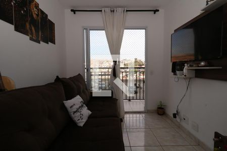 Sala de apartamento à venda com 3 quartos, 59m² em Parque São Vicente, Santo André