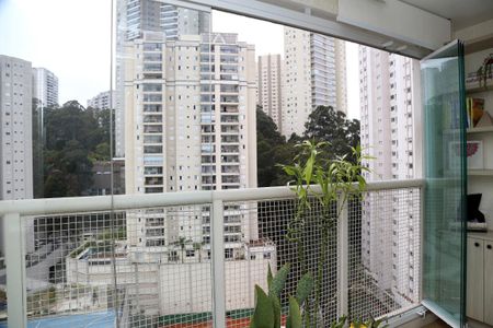 Vista da Varanda de apartamento para alugar com 2 quartos, 54m² em Vila Andrade, São Paulo