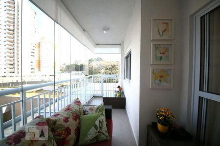 Varanda Gourmet de apartamento à venda com 3 quartos, 80m² em Campininha, São Paulo