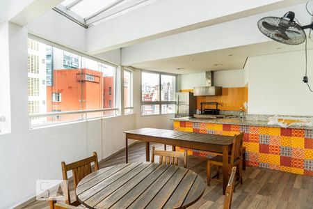 Studio à venda com 33m², 1 quarto e sem vagaÁrea comum - Churrasqueira