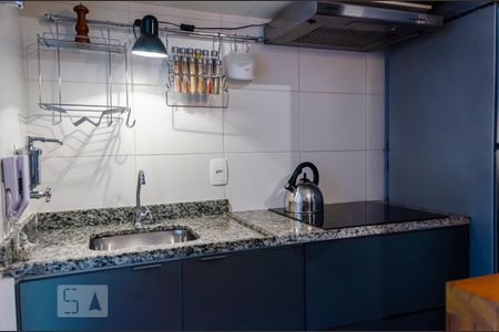 Studio à venda com 33m², 1 quarto e sem vagaCozinha