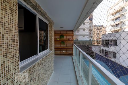 Varanda da Sala de apartamento à venda com 3 quartos, 78m² em Tijuca, Rio de Janeiro