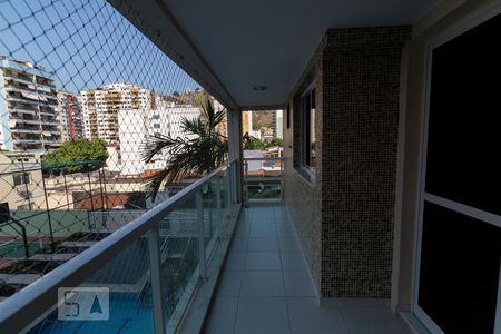 Varanda da Sala de apartamento à venda com 3 quartos, 78m² em Tijuca, Rio de Janeiro