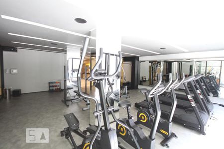 Studio para alugar com 25m², 1 quarto e sem vaga Studio para alugar com 25m², 1 quarto e sem vagaAcademia