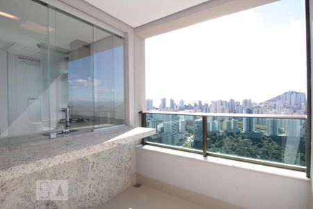 Varanda de apartamento para alugar com 1 quarto, 53m² em Vila da Serra, Nova Lima