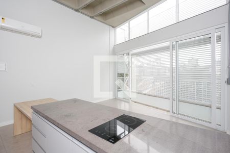 Cozinha de apartamento para alugar com 1 quarto, 58m² em Petrópolis, Porto Alegre