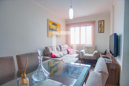 Sala de apartamento para alugar com 2 quartos, 59m² em Vila Alzira, Santo André