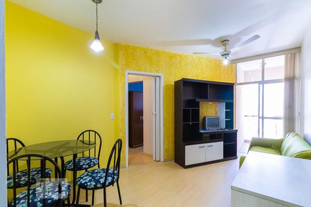 Sala de apartamento para alugar com 1 quarto, 45m² em Bosque, Campinas