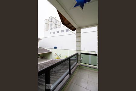 Sacada da Suíte 1 de casa de condomínio à venda com 3 quartos, 130m² em Vila Augusta, Guarulhos