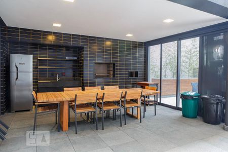 Studio para alugar com 28m², 1 quarto e sem vaga Studio para alugar com 28m², 1 quarto e sem vagaÁrea comum - Churrasqueira