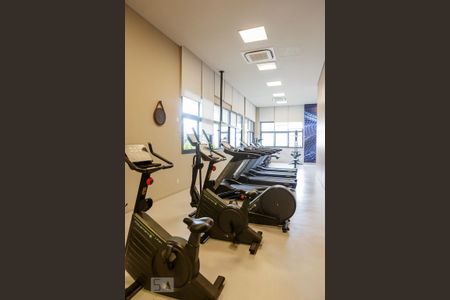 Studio para alugar com 28m², 1 quarto e sem vaga Studio para alugar com 28m², 1 quarto e sem vagaÁrea comum - Academia