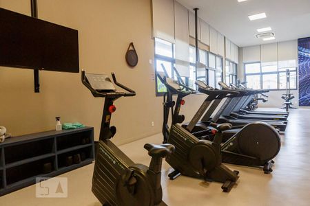 Studio para alugar com 28m², 1 quarto e sem vaga Studio para alugar com 28m², 1 quarto e sem vagaÁrea comum - Academia